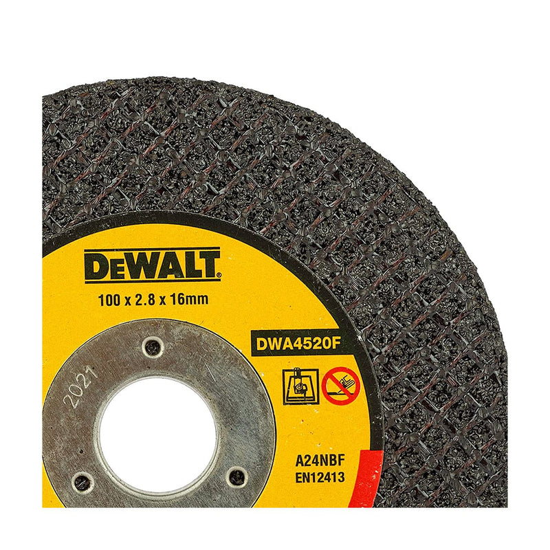 Dewalt DWA4520F Cut Off Wheel 100x2.8x16 mm (Pack of 10)