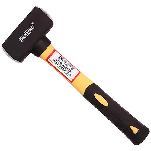 De Neers Club Hammer with Fiberglass Handle