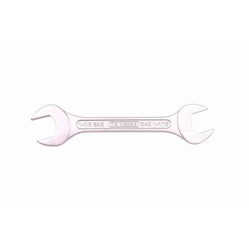 De Neers Double Open End Spanners SAE Size - Pack of 6