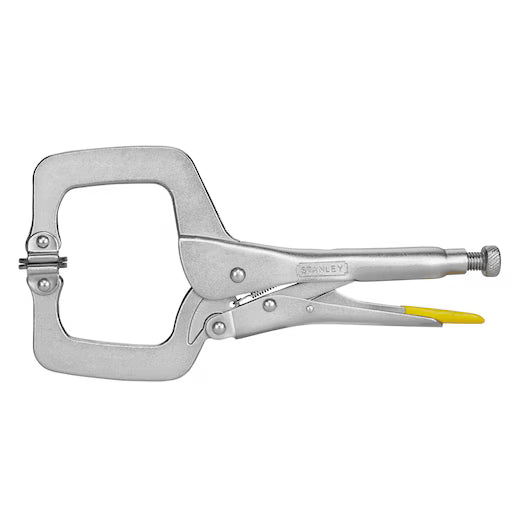 Stanley 0-84-816 Lock-Grip Plier C-Clamp Swivel 285mm 11-1/2"