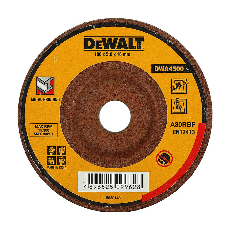 Dewalt DWA4500-IN DC Grinding Wheel 100x5x16 mm (Pack of 10)