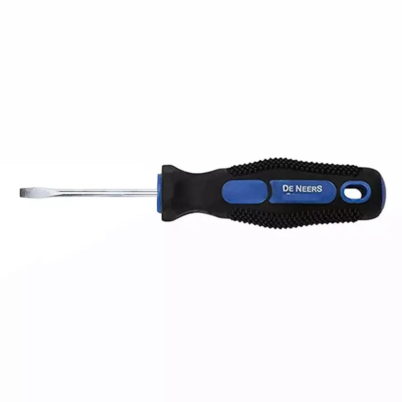De Neers Flat Screw Driver Fiberglass Handle (A) (-)