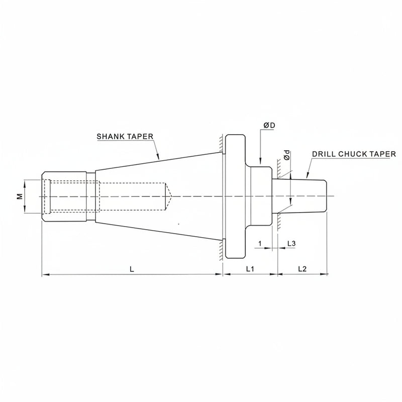 JT-6 ISO Drill Chuck Arbors