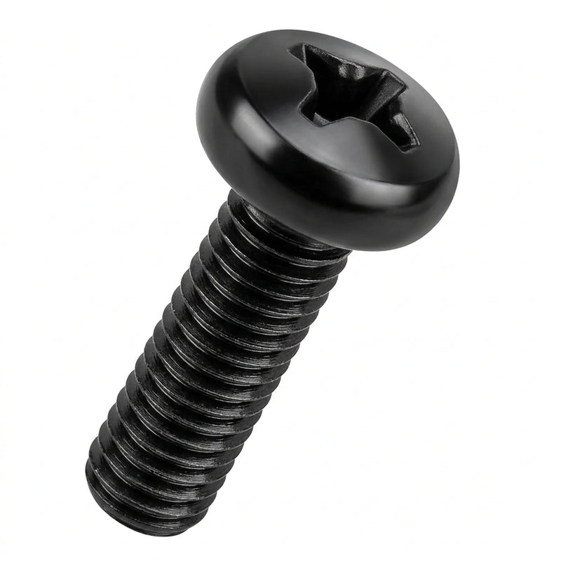 M3 Black Oxide Pan Head Phillips Screws Pack of 1000
