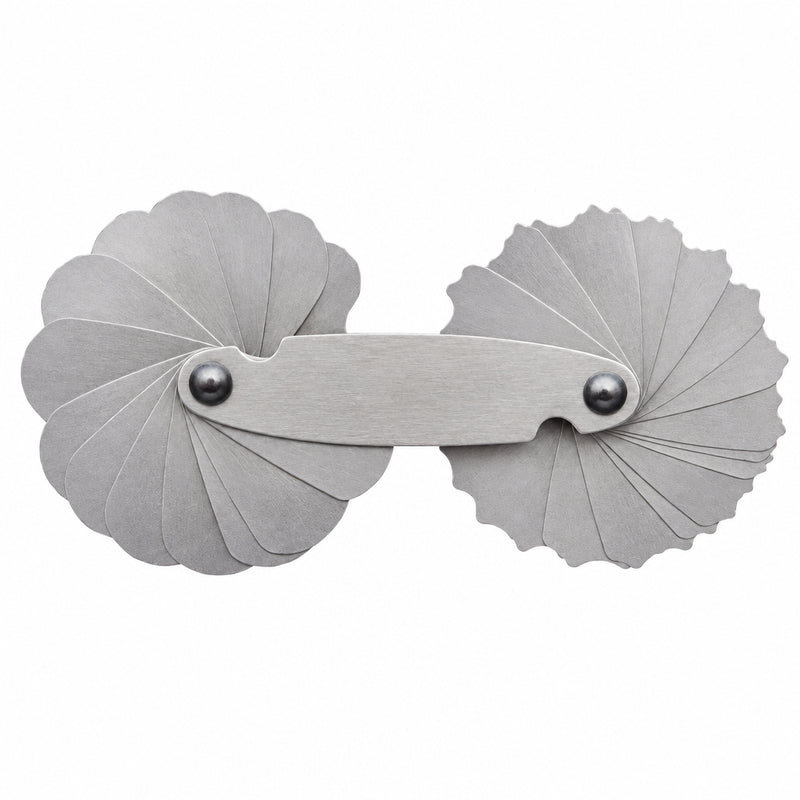 34 Leaves, 1 to 7 inches, Radius Gauge
