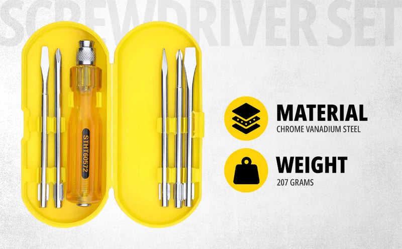 Stanley STHT60572-8B Screwdriver Set 5pc