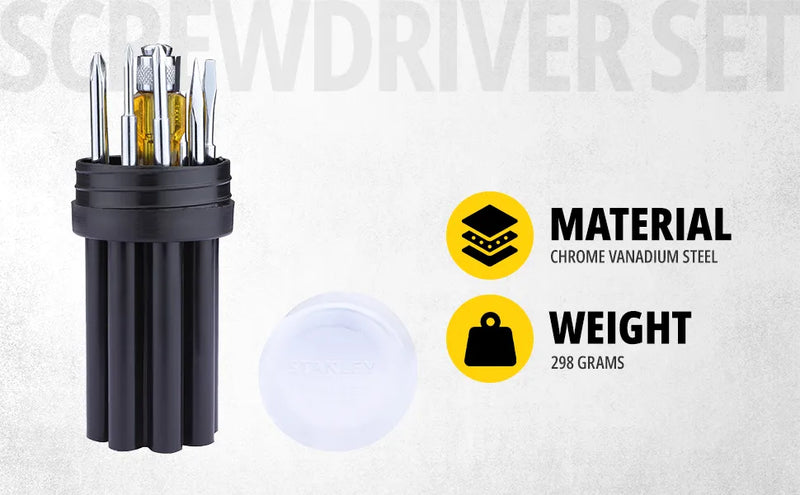 Stanley STHT60573-8B Screwdriver Set 8pcs