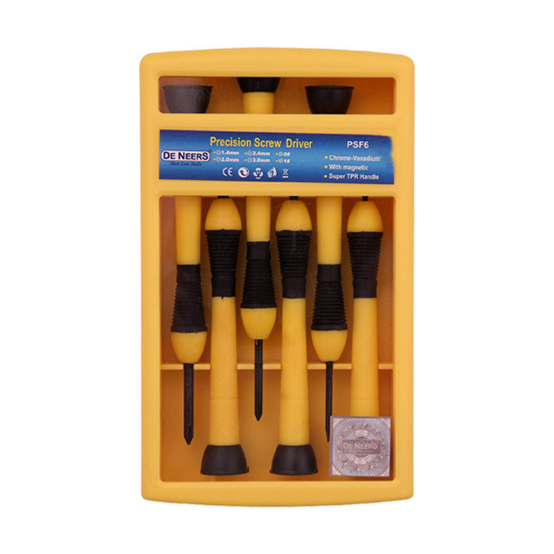 De Neers Precision Screw Driver Set DN-PSF6 (6pcs)