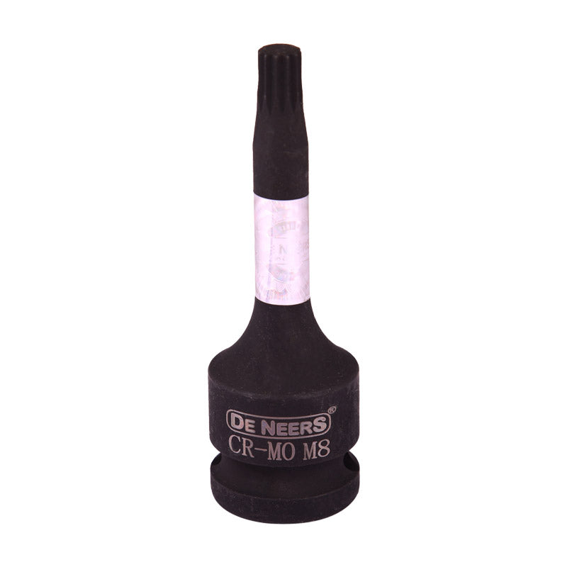 De Neers 12.5 mm (1/2 Inch) Single Forged Square Drive Impact Torx