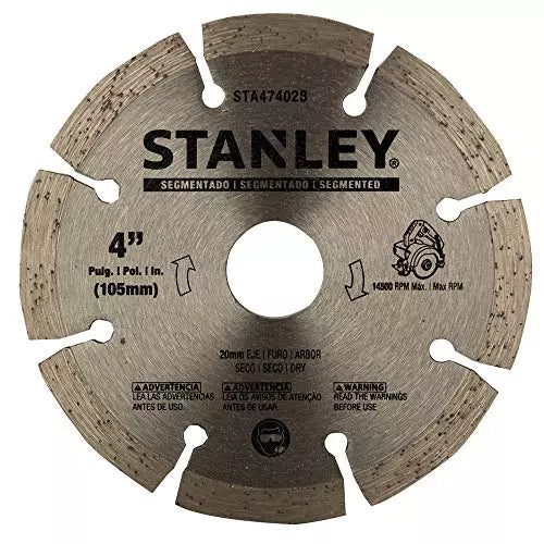Stanley STA47402B-AE-IN Marble Cutting Blades Segmented 4"