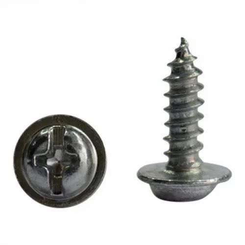 No.4 Black Oxide Washer Head Combi Sheet Metal Screw Pack of 1000