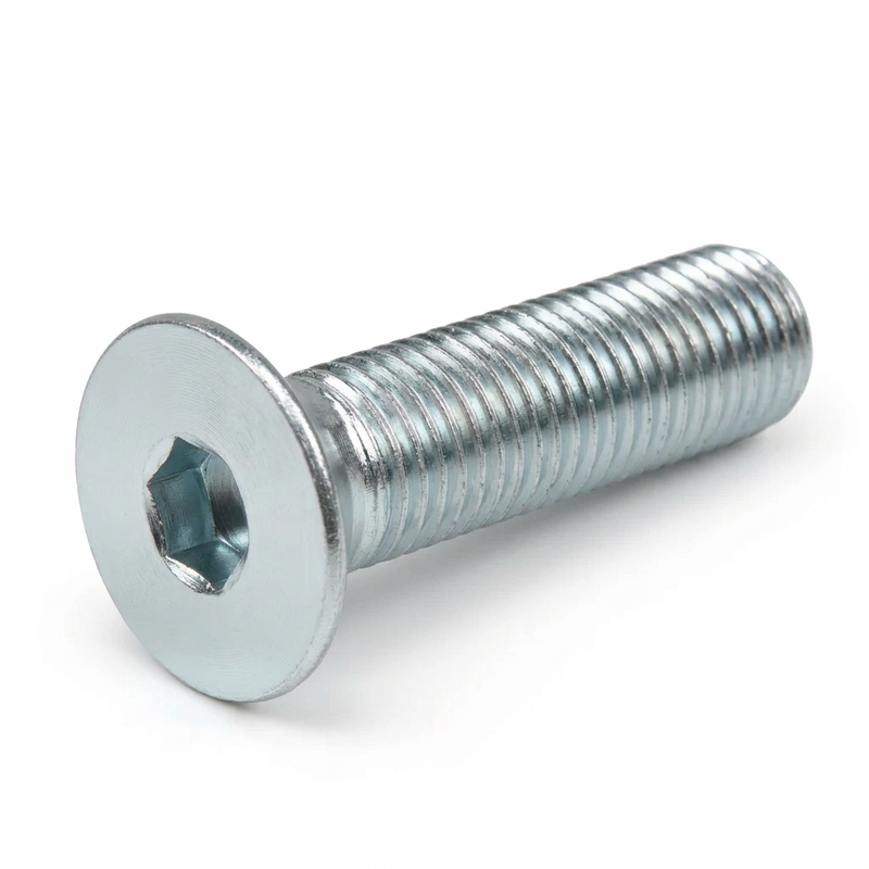 3/8" Zinc Plated CSK Socket Head Screws Pack of 100