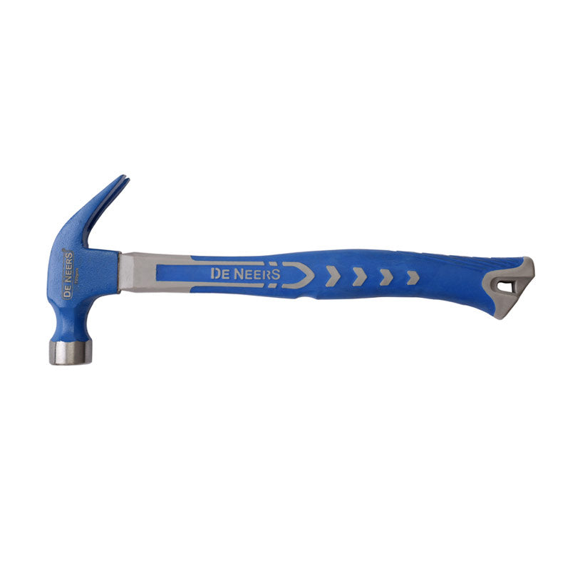 De Neers Claw Hammer with Fiberglass Handle (Bent Head) 450gms