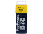 Stanley 1-CT108T 12MM/1/2"Cable Staples X1000 7CT100