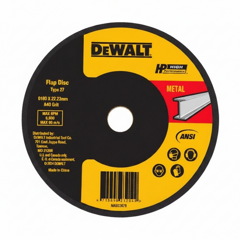 Dewalt DWA41660A 100x16 mm 60 Grit Aluminum Oxide Flap Disc (Pack of 10)
