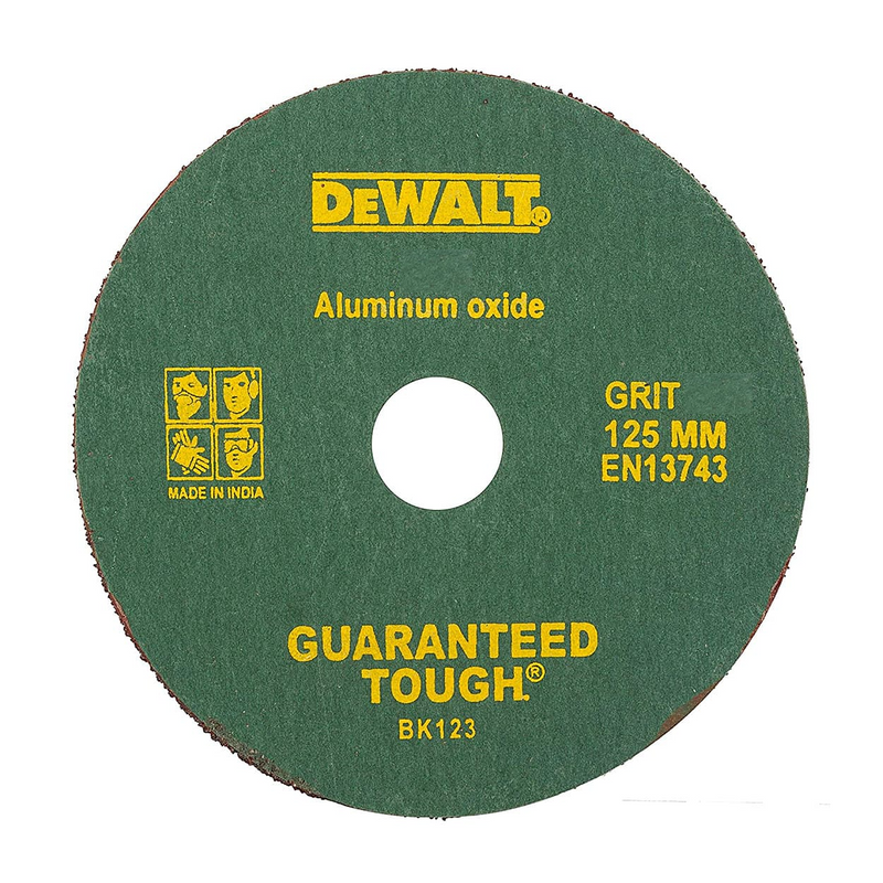 Dewalt D26-IN 125x22.2 mm 120 Grit Aluminium Oxide Fiber Sanding Disc (Pack of 10)