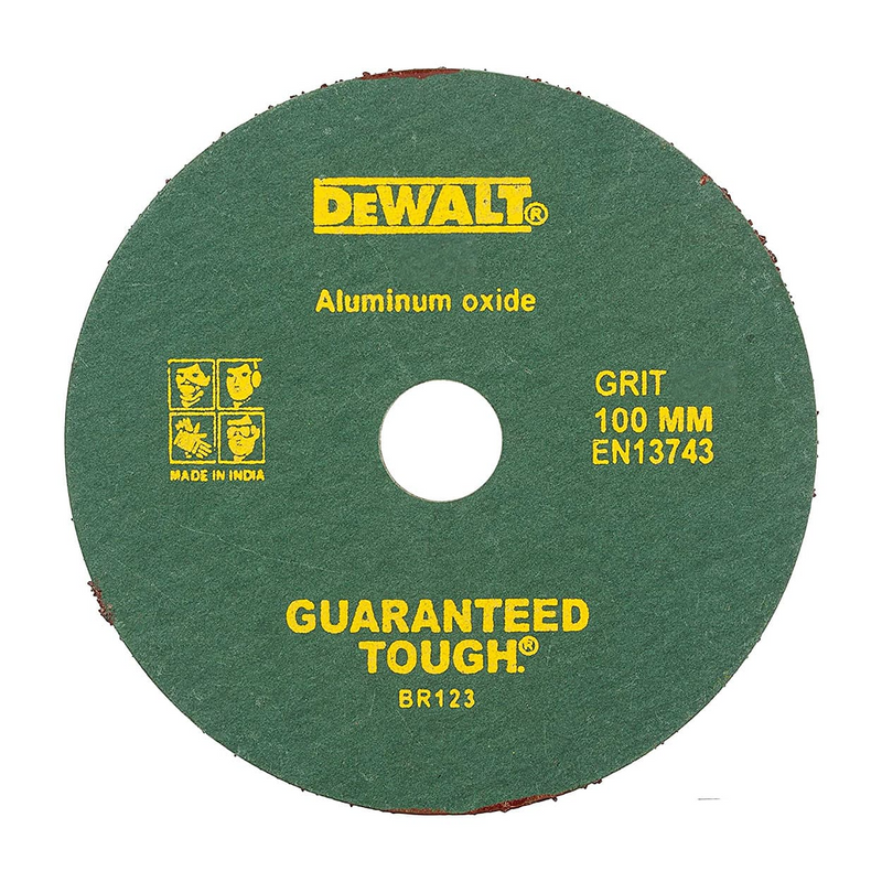 Dewalt D36-IN 100x16 mm 120 Grit Aluminium Oxide Fiber Sanding Disc (Pack of 10)