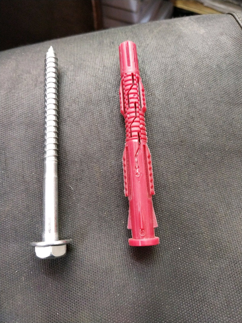 M10 Zinc Plated Frame Fixing Anchor Hex Torx Screws