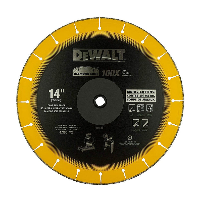 Dewalt DW8500-IN Diamond Edge Chopsaw Blade 355mmx4.00mm 100x Life