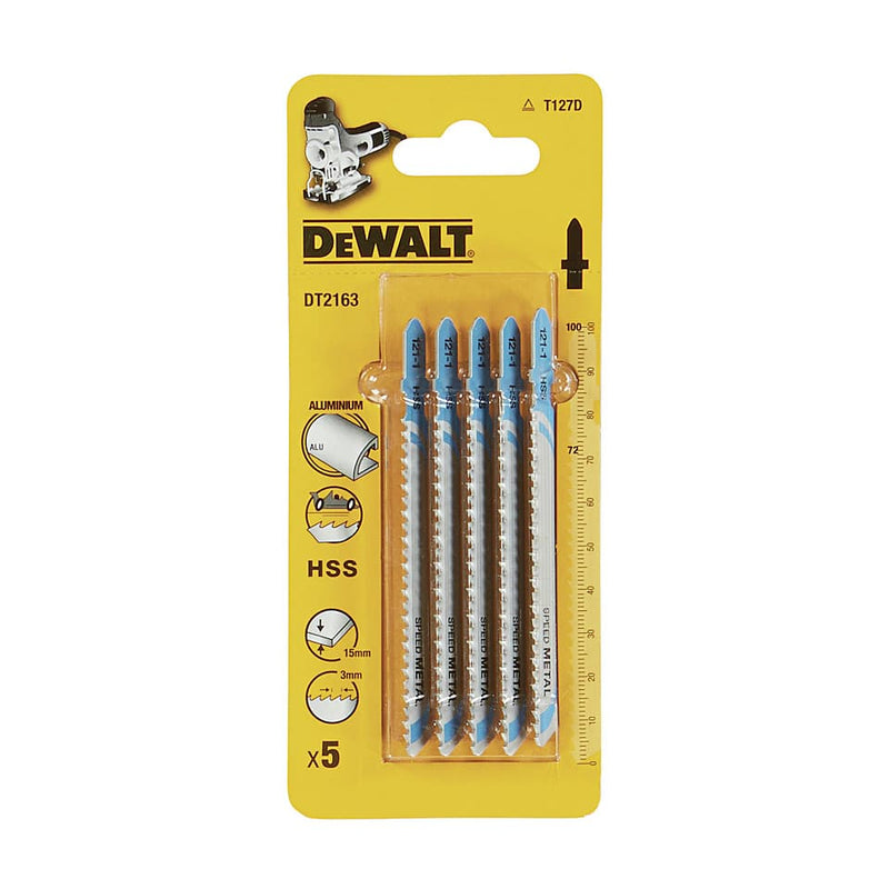 Dewalt DT2163-QZ High Speed Steel Jigsaw Blades For Metal 72mm