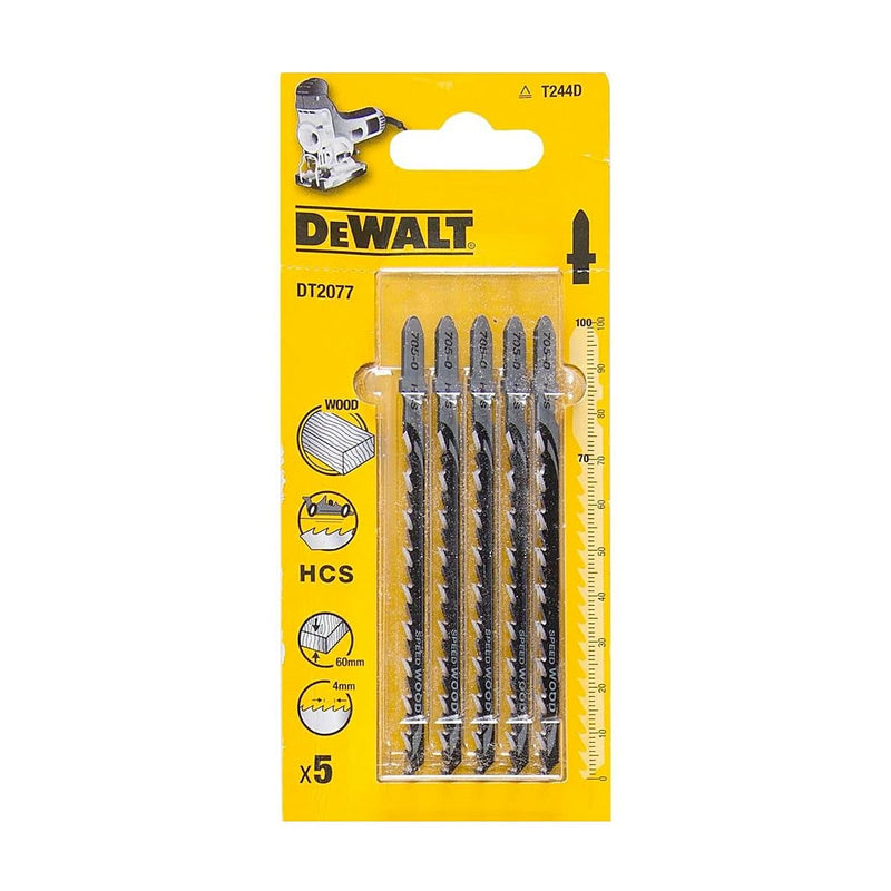 Dewalt DT2077-QZ High Carbon Steel Jigsaw Blades For Wood 70mm