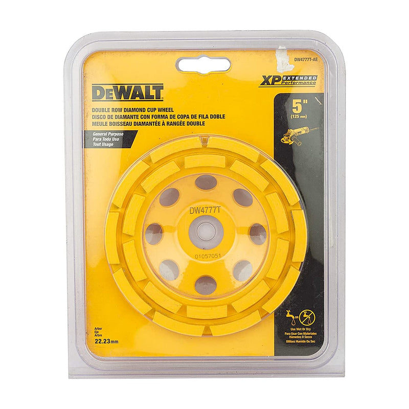 Dewalt DW4777T-AE 125mm x 22.2mm Cup Grinding Wheel