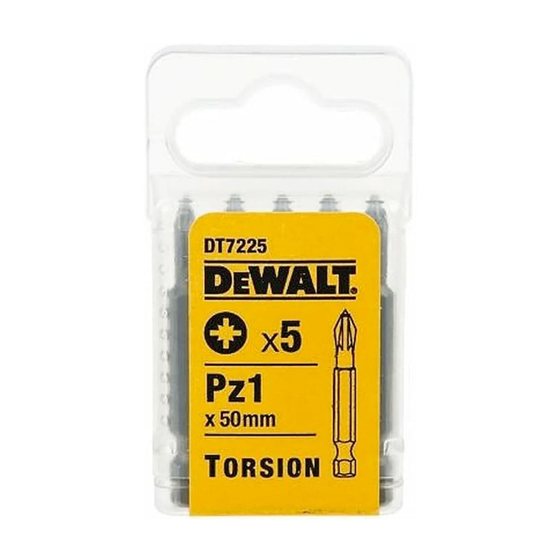 Dewalt DT7225-QZ Pozidriv Torsion Screwdriver Bits With Extra Grip PZ1x50mm