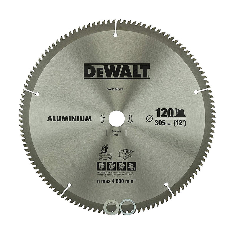 Dewalt DW03245-IN 12 Inch 120 Teeth 305mm Out Diameter Circular Saw Blade (Pack of 5)