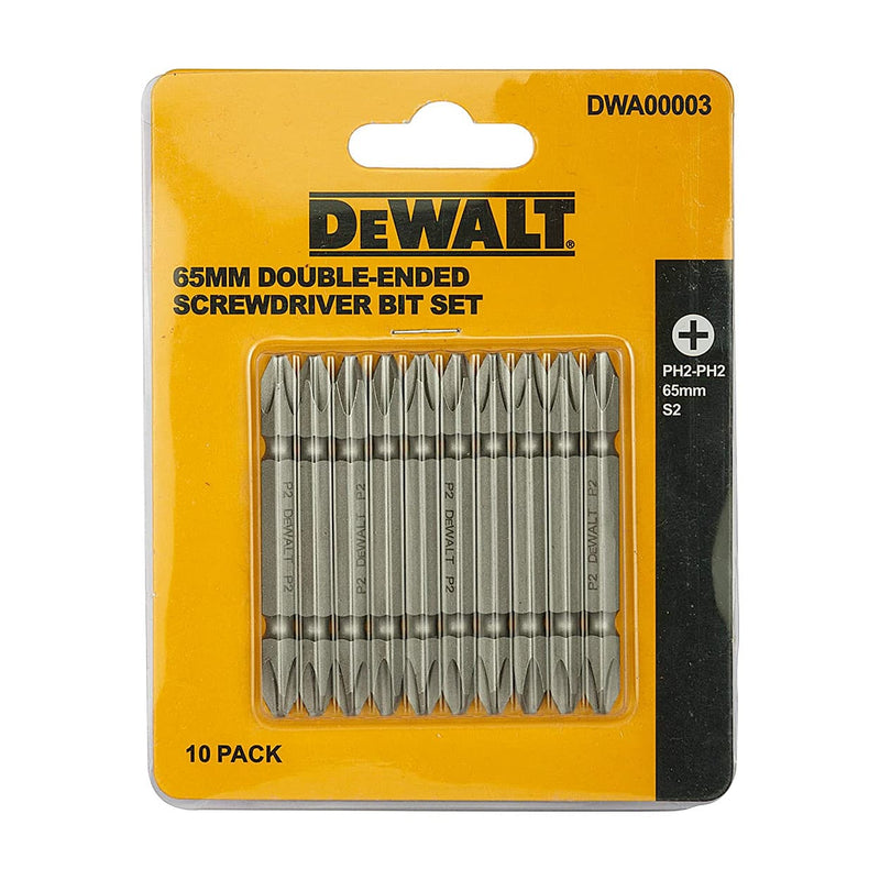 Dewalt DW00003M-IN Phillips Magnetic Double Ended Screwdriver Bit Set PH2