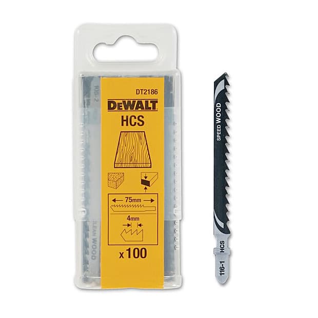 Dewalt DT2186-QZ High Speed Steel Jigsaw Blades For Wood 50mm