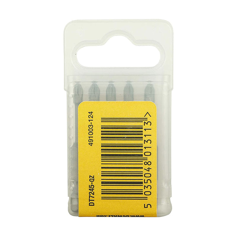 Dewalt DT7245-QZ Phillips Torsion Screwdriver Bits With Extra Grip PH1x50mm