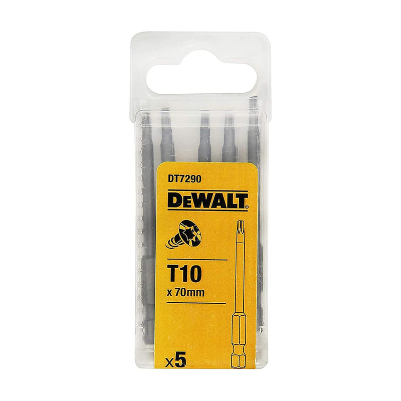 Dewalt DT7290-QZ Torx High Quality Screwdriving Bits T10x70mm