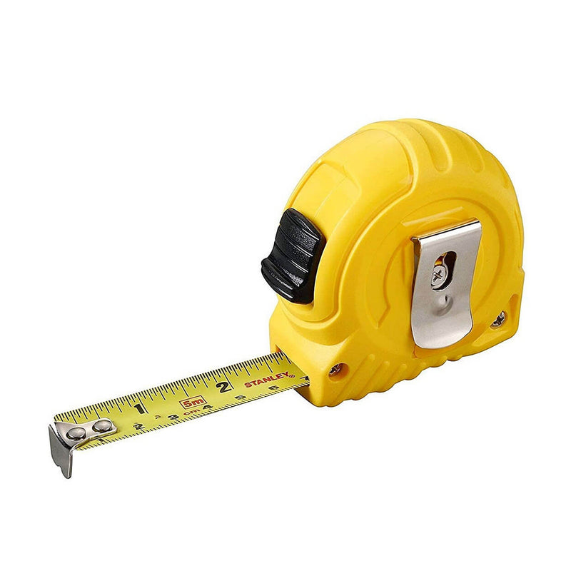 Stanley STHT36127-812 Plastic Short Measuring Tape 5Mtr x 19mm