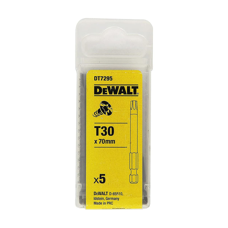 Dewalt DT7295-QZ Torx High Quality Screwdriving Bits T30x70mm