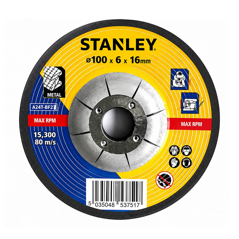 Stanley STA100616-IN Metal Grinding Wheel 100x6x16mm