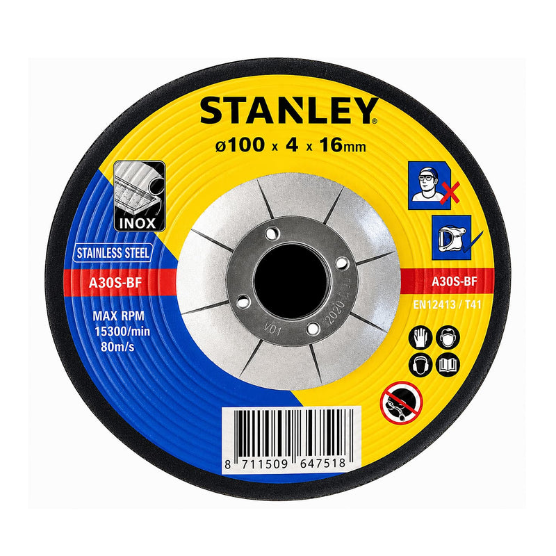 Stanley STA100416-IN Metal Grinding Wheel 100x4x16mm