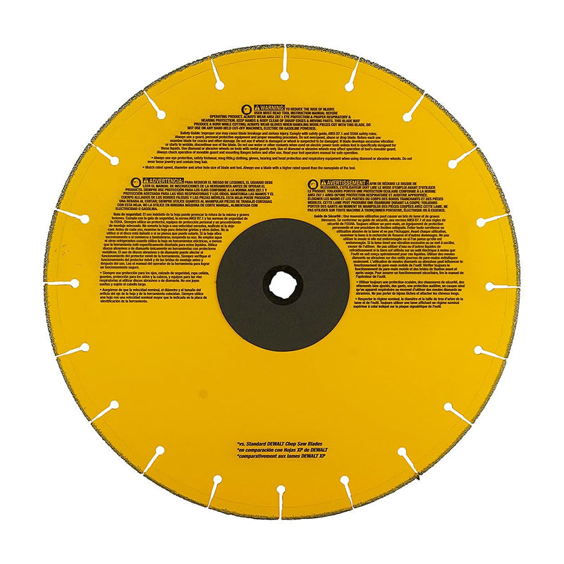 Dewalt DW8500-IN Diamond Edge Chopsaw Blade 355mmx4.00mm 100x Life