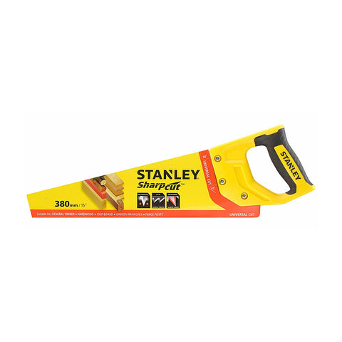 STANLEY STHT20366-1 Handsaw Sharpcut 15"/380 mm - 7 TPI