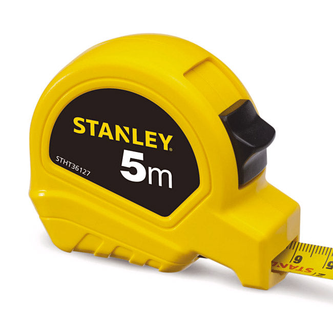 Stanley STHT36127-812 Plastic Short Measuring Tape 5Mtr x 19mm