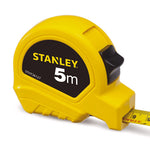 Stanley STHT36127-812 Plastic Short Measuring Tape 5Mtr x 19mm - Pack of 3