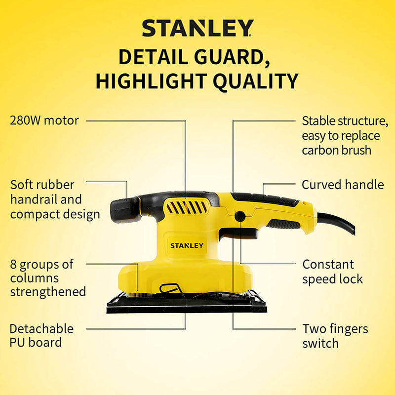 Stanley SS28 280W 1/3rd Sheet Sander