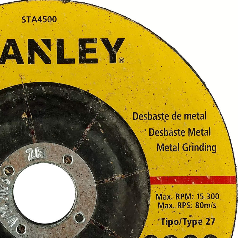 Stanley STA4500-IN Metal Grinding Wheel 100x6x16mm (Pack of 10)