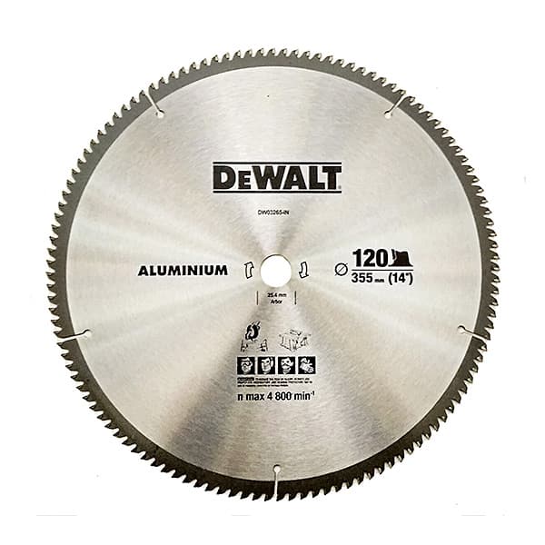Dewalt DW03260-IN 14 Inch 100 Teeth 355mm Out Diameter Circular Saw Blade (Pack of 10)