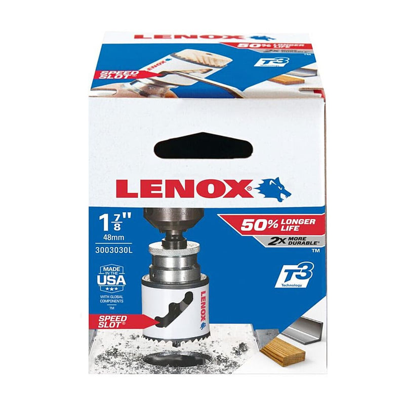 Lenox 3003030L Bi-Metal Speed Slot Hole Saw 48mm 1-7/8inch