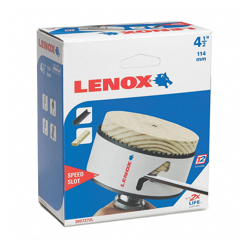Lenox 3007272L Hole Saw & Arbor 114mm 4-1/2inch