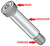 M10 MS Hex Socket Head Shoulder Bolt-Bulk Pack