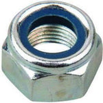 Metric Zinc Plated Nylock Nuts (TVS) Pack of 10