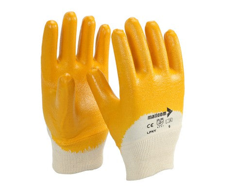 LPKY Mallcom Latex Coated Hand Gloves