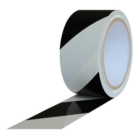Safety Zebra Floor Marking Tape 48mm x 20mtrs - Black And White