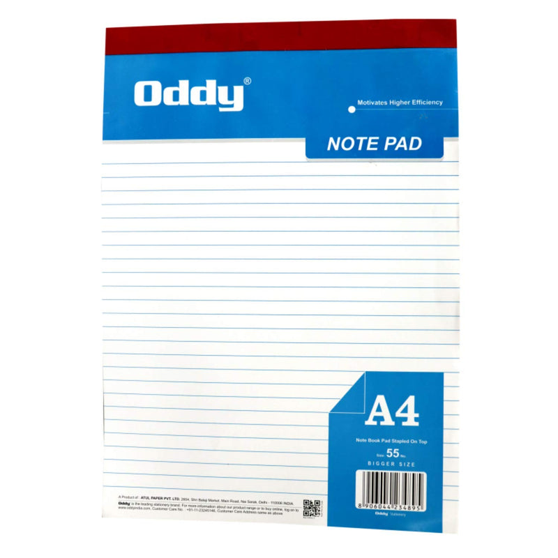 WPA480 Writing Paper Pads 1/4 (55 No)